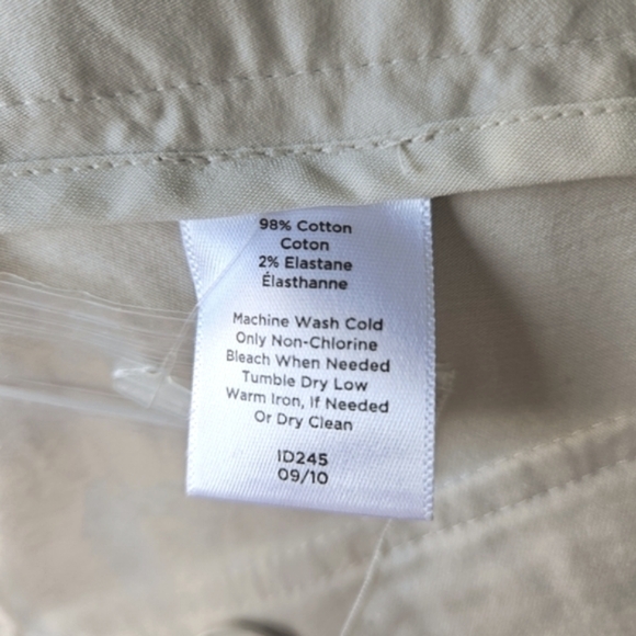 Talbots shorts mid rise with sash belt 4 flapped pockets size 14 - Picture 10 of 13